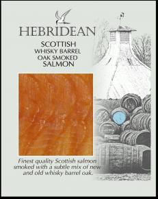 ウィスキー風(燻材:ウィスキーの樫樽) スモークアトランティックサーモン/70g