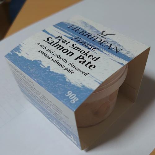 ピート(薫材:泥炭) スモークサーモンパテ 1個/90g